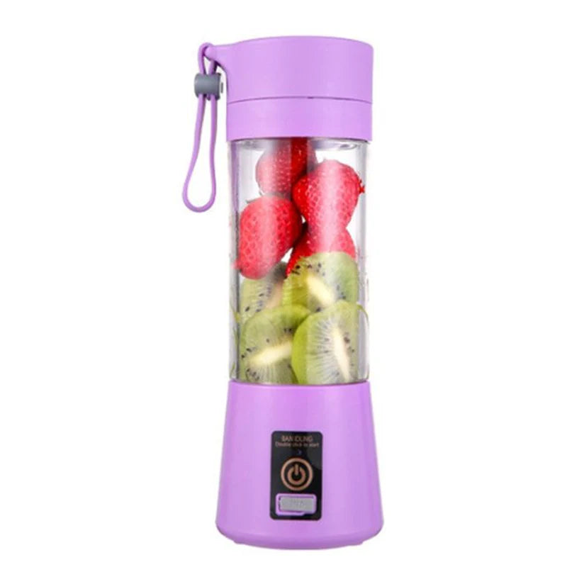 Revolutionize Your Smoothie Game with the Electric USB Rechargeable Handheld Juicer - Perfect for Healthy Living!