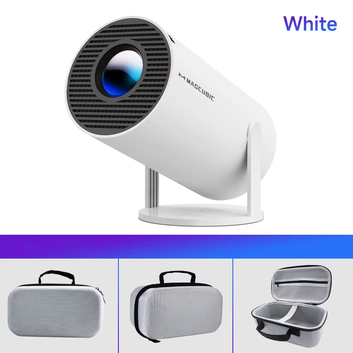Experience Cinematic Brilliance with the HY300 Pro 8K Android Projector - Dual WiFi 6, 290 ANSI Lumens, and Bluetooth 5.4 for Home and Outdoor Entertainment