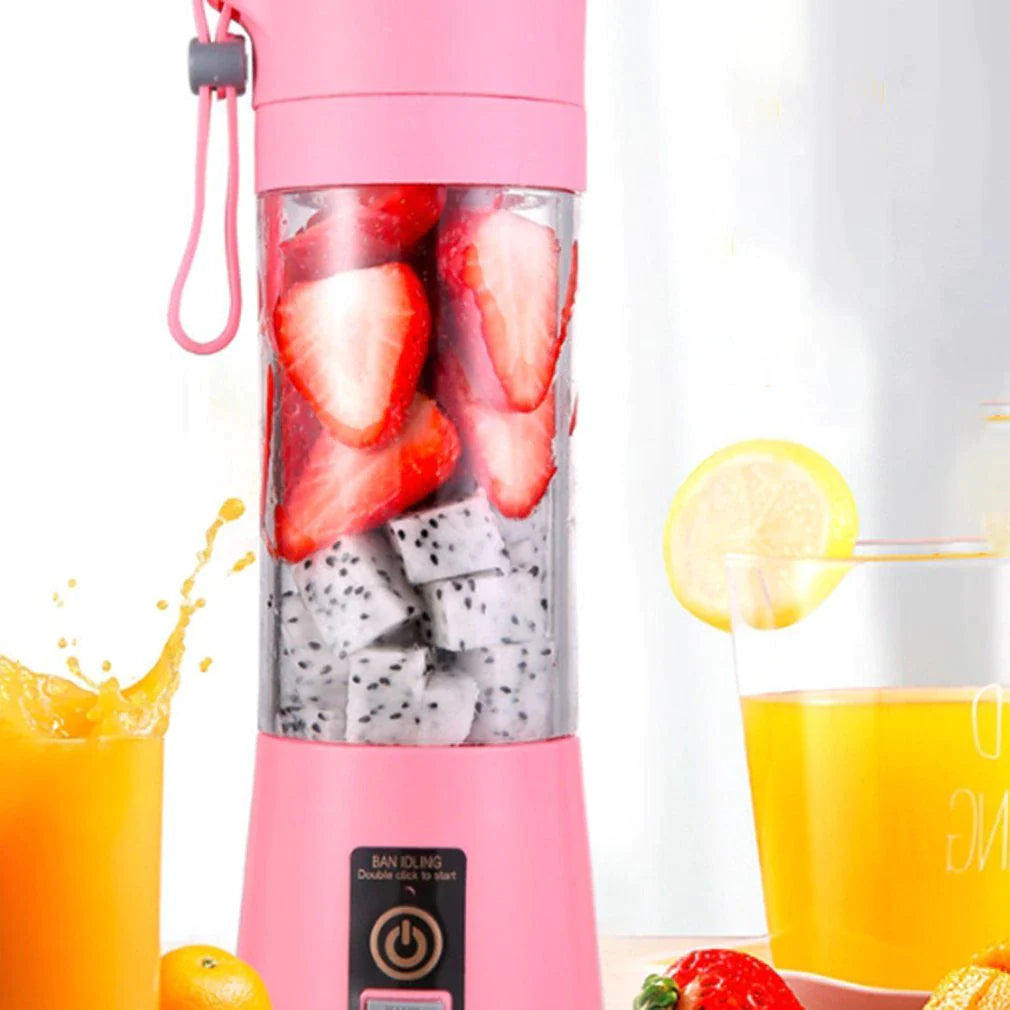 Revolutionize Your Smoothie Game with the Electric USB Rechargeable Handheld Juicer - Perfect for Healthy Living!