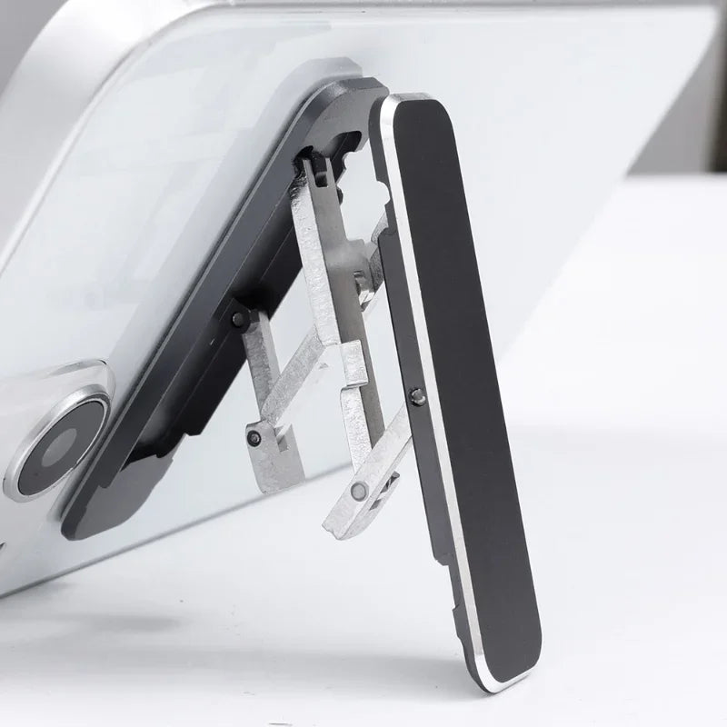 Elevate Your Viewing Experience with the Universal Metal Phone Holder - Stylish, Foldable Stand for Phones and Tablets
