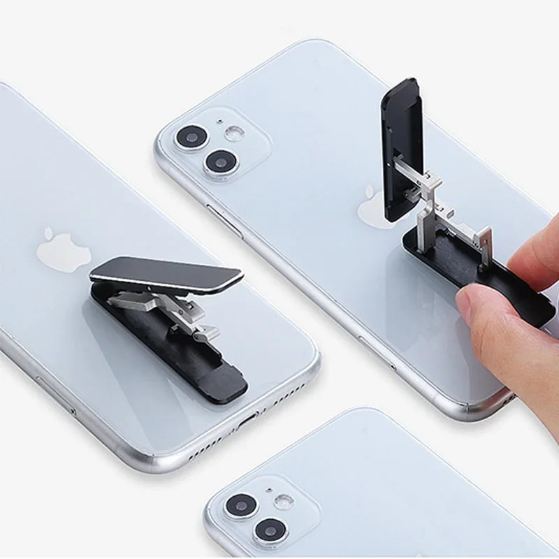 Elevate Your Viewing Experience with the Universal Metal Phone Holder - Stylish, Foldable Stand for Phones and Tablets
