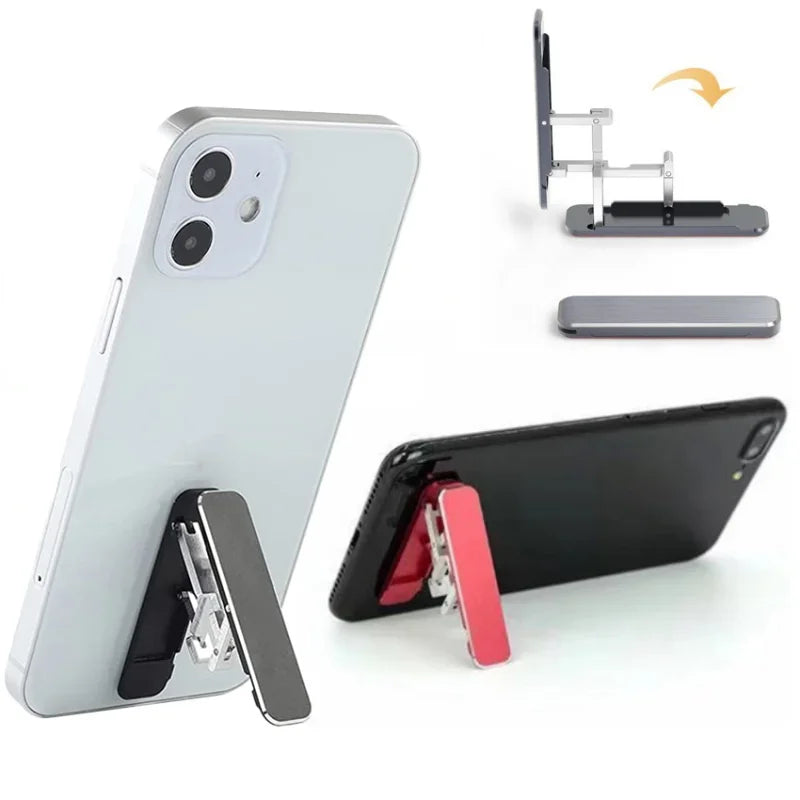 Elevate Your Viewing Experience with the Universal Metal Phone Holder - Stylish, Foldable Stand for Phones and Tablets