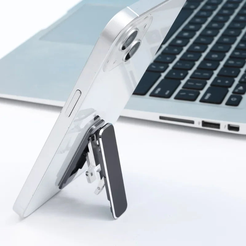 Elevate Your Viewing Experience with the Universal Metal Phone Holder - Stylish, Foldable Stand for Phones and Tablets